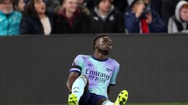 Arsenal lose Bukayo Saka for ‘many weeks’ with hamstring injury