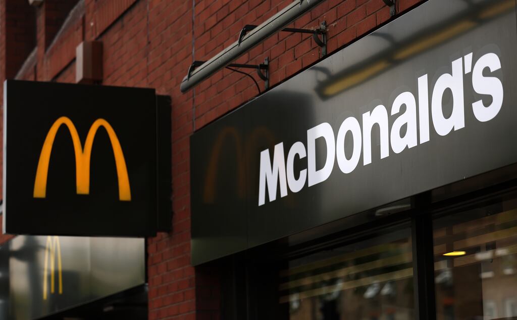 McDonald's ran its international insurance business out of Ireland for decades. Photograph: EPA