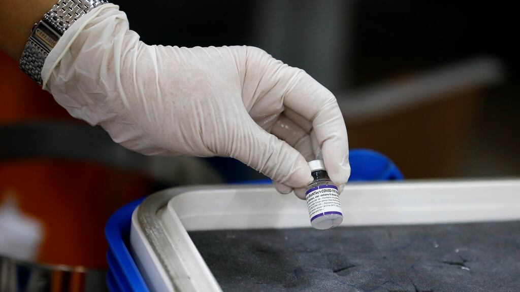 Eighty people have reported experiencing heart inflammation after receiving a Covid-19 vaccine, according to a report from the State’s drugs regulator. Photograph: EPA