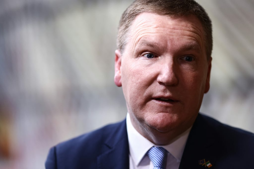 Minister for Finance Michael McGrath: 'I spoke with the IDA this morning, and they don’t have a readout yet of what the implications will be for Ireland.' Photograph: Kenzo Tribouillard/AFP via Getty Images