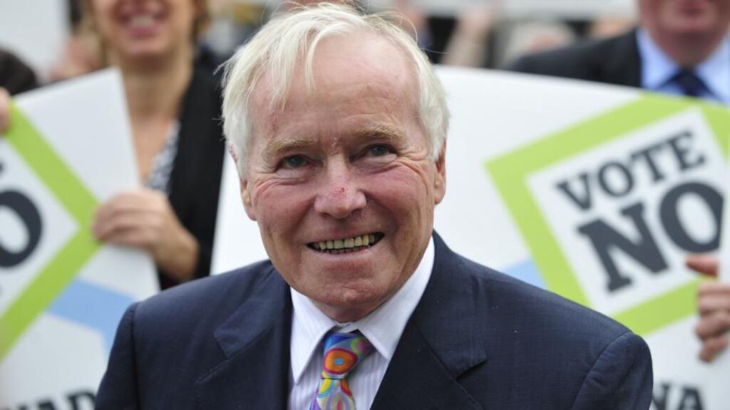 Senator Feargal Quinn: said pubs need to be able to adjust to the competition provided by supermarkets. Photograph: Aidan Crawley