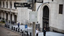 European stocks fall while Wall Street edges higher