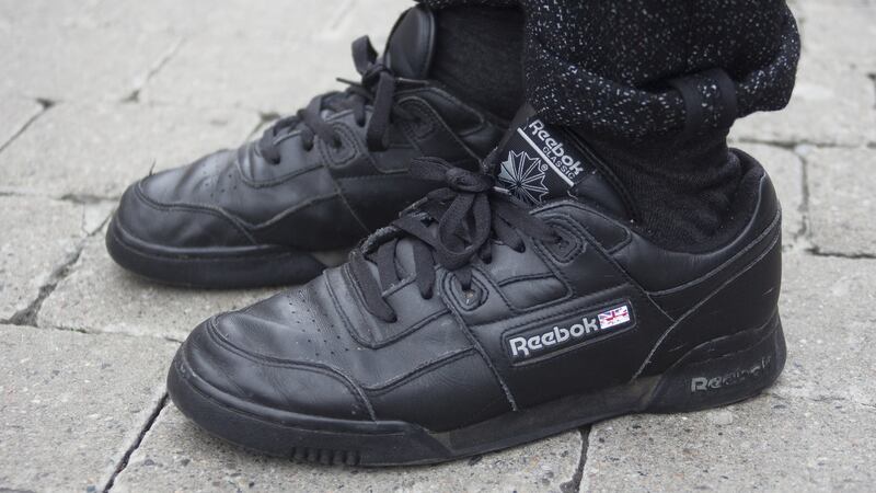 Reebok trainers, bought online for about €70.