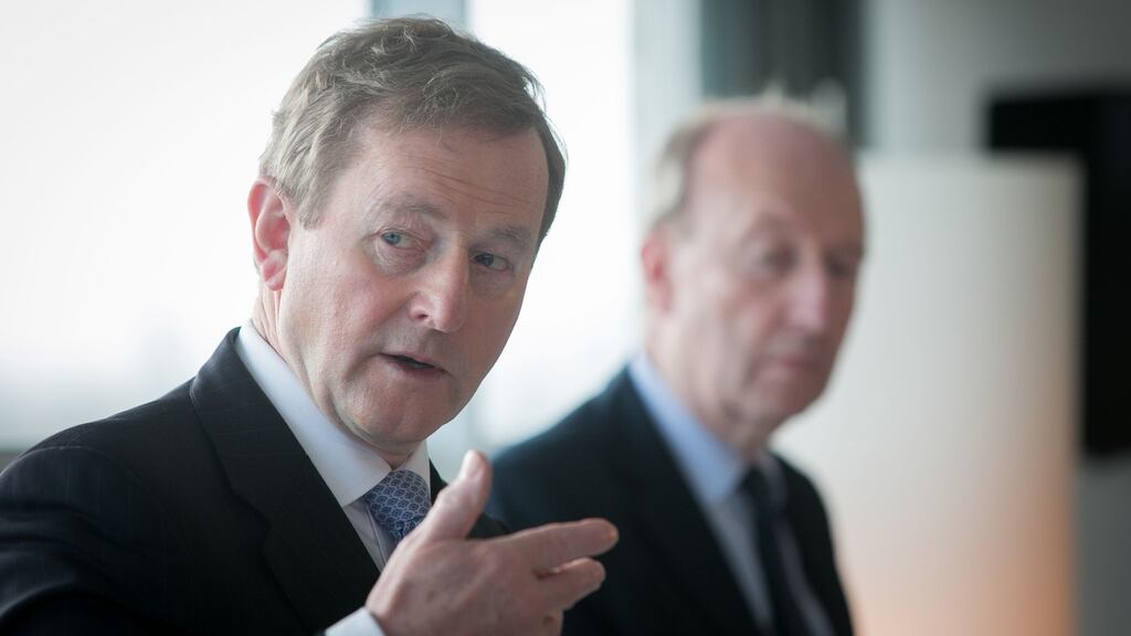 Taoiseach Enda Kenny said the proposed change will mark a ‘historic recognition of the strong and enduring links between Ireland and all our citizens’. Photograph: Gareth Chaney/ Collins
