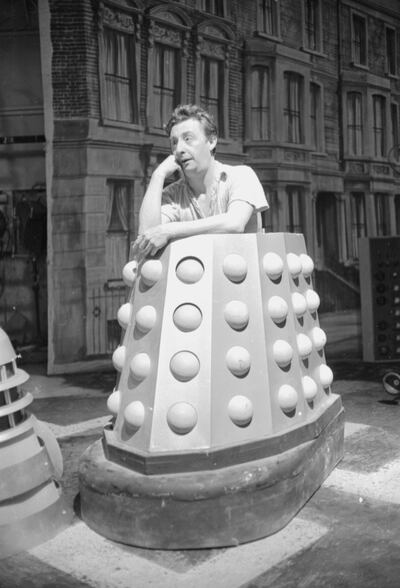 An actor inside his Dalek costume, 1964. Photograph: Ronald Dumont/Express/Getty