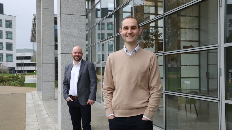 Paul Manning (left) and Andrew Keane of NovoGrid. Photograph Nick Bradshaw/The Irish Times