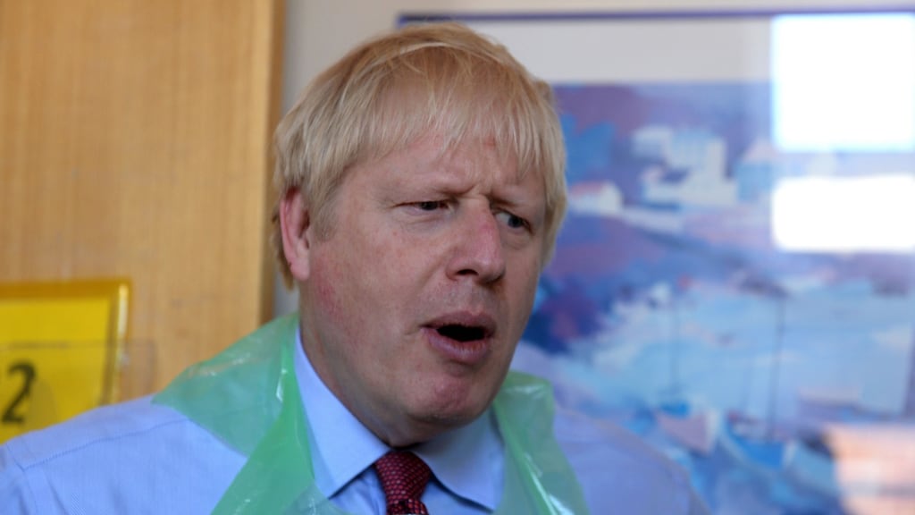 British prime minister Boris Johnson: blithely ignoring all the complications of Brexit. Photograph: Finnbarr Webster