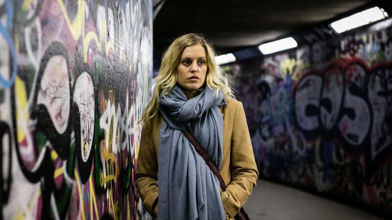 Deniss Gough as Paula in the RTÉ/BBC drama of the same name. Photographer: Sophie Mutevelian/BBC