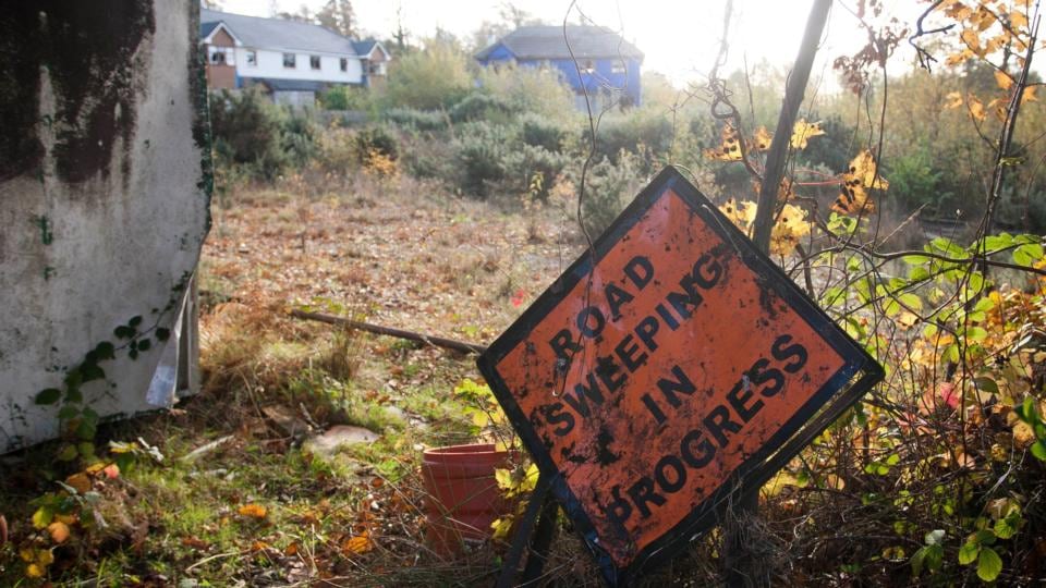 Abandoned: the unfinished Coill Na Giuise housing estate at Ballytegan, Gorey, Co Wexford. Photograph: Garry O’Neill