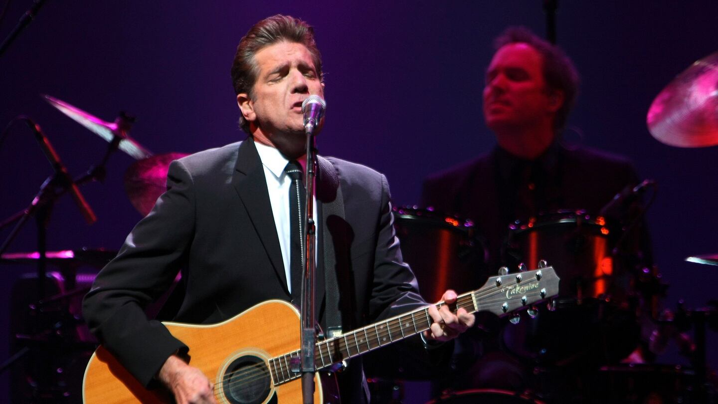 Glenn Frey of The Eagles performs at Madison Square Garden in New York. File photograph: Chang W Lee/The New York Times