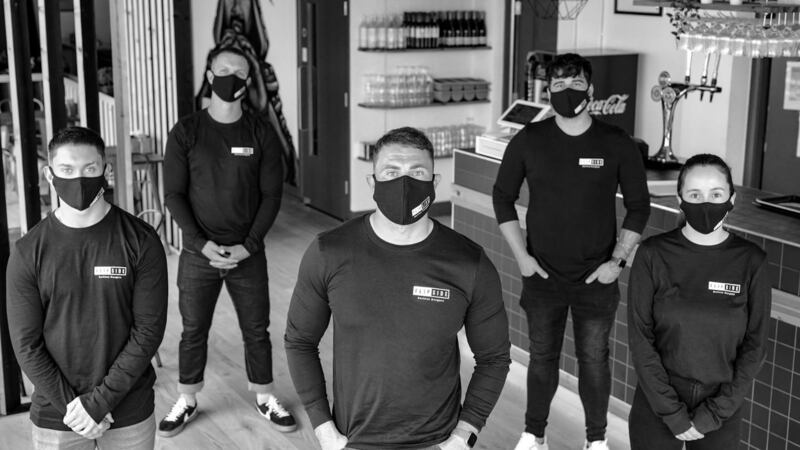 Members of staff at winning restaurant Flipside in Sligo.