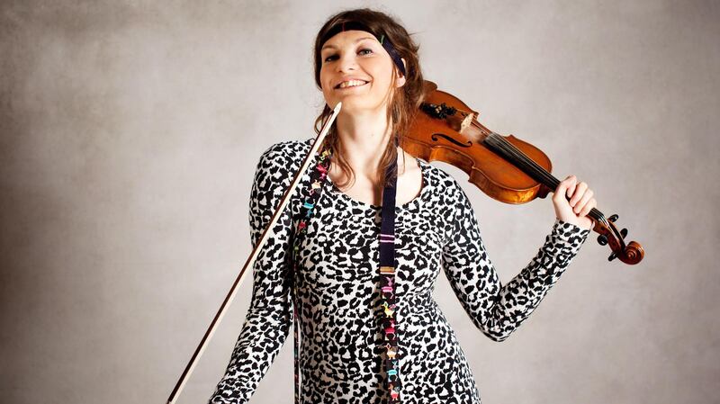 Composer and fiddler Claudia Schwab