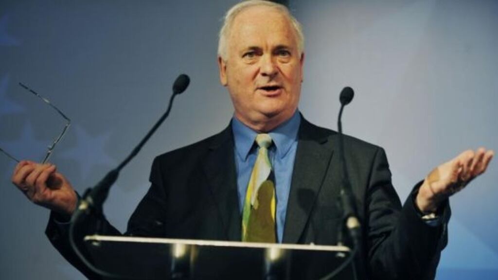 Mr Bruton said a trade war is his “number one worry” for Ireland. Photograph: Aidan Crawley