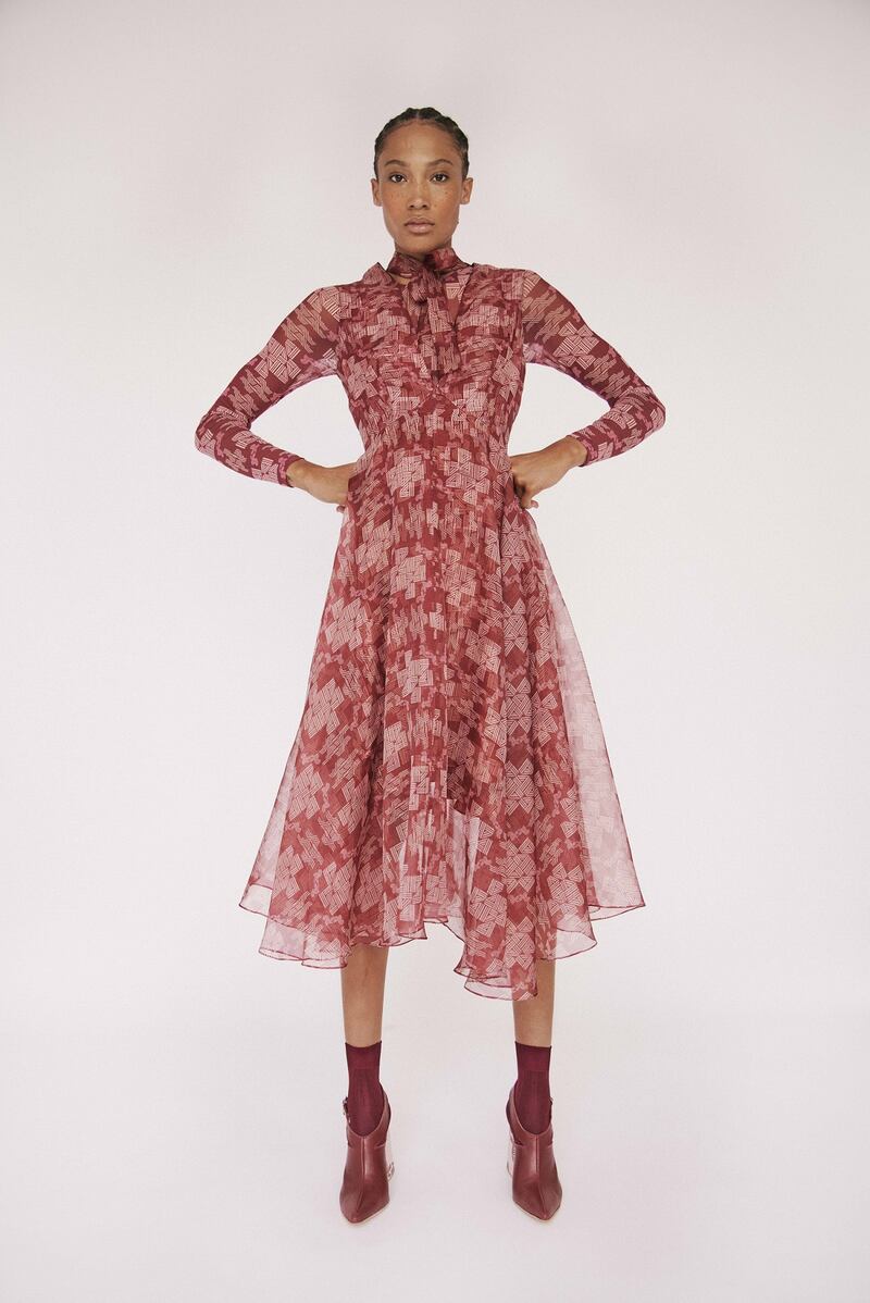 Drew dress in Bordeaux collection by Katie Ann McGuigan, £274 www.katieannmcguigan.com