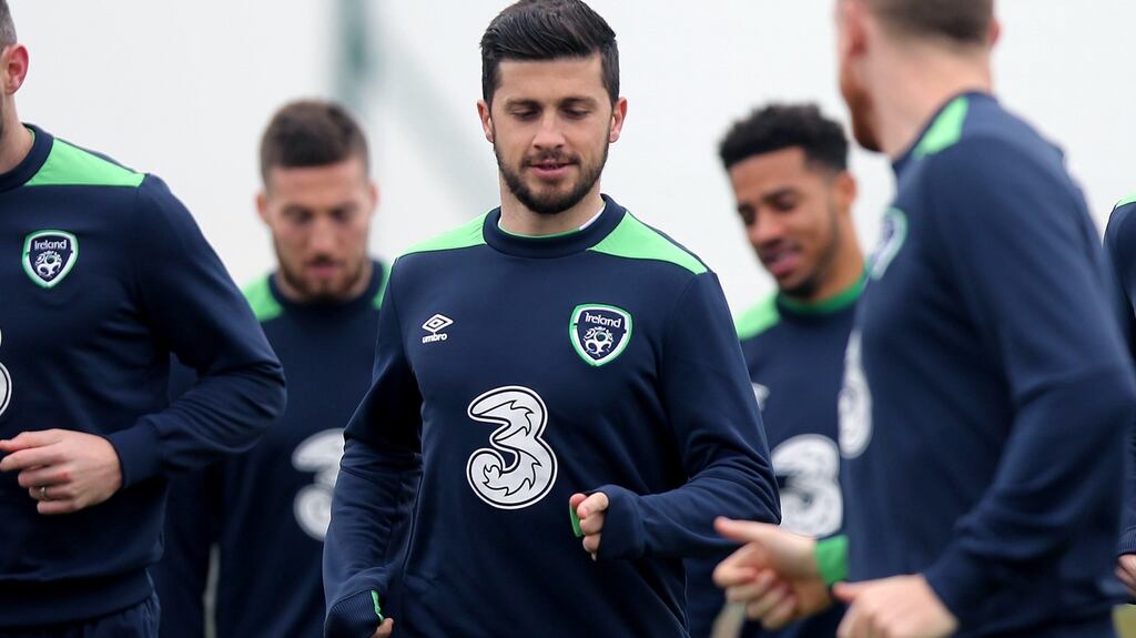 Shane Long’s goal against Germany helped Ireland to the European Championships. Photograph: Inpho