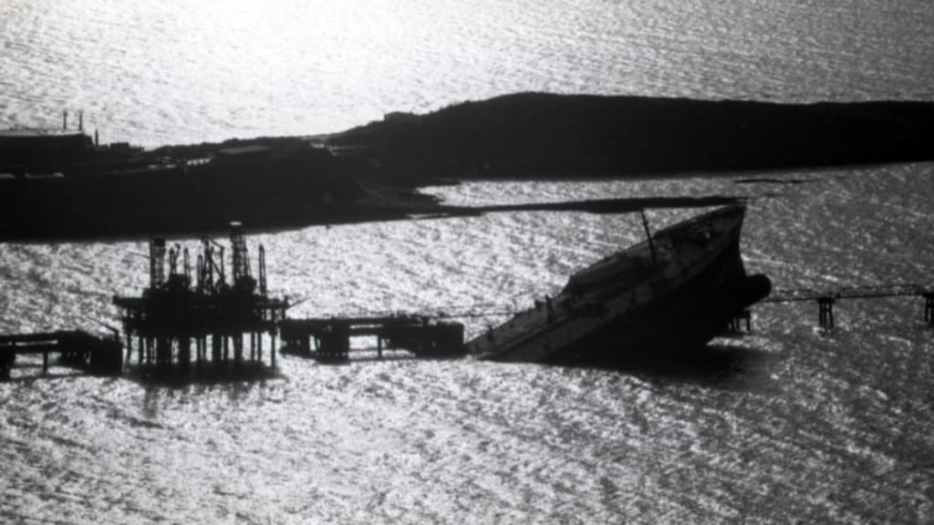 Seven Irish, one Briton and 42 French died when the Betelguese went on fire at Whiddy Island in Co Cork in 1979 while a Dutch diver died later during the salvage operation to bring the death toll to 51. Photograph: Paddy Whelan/The Irish Times