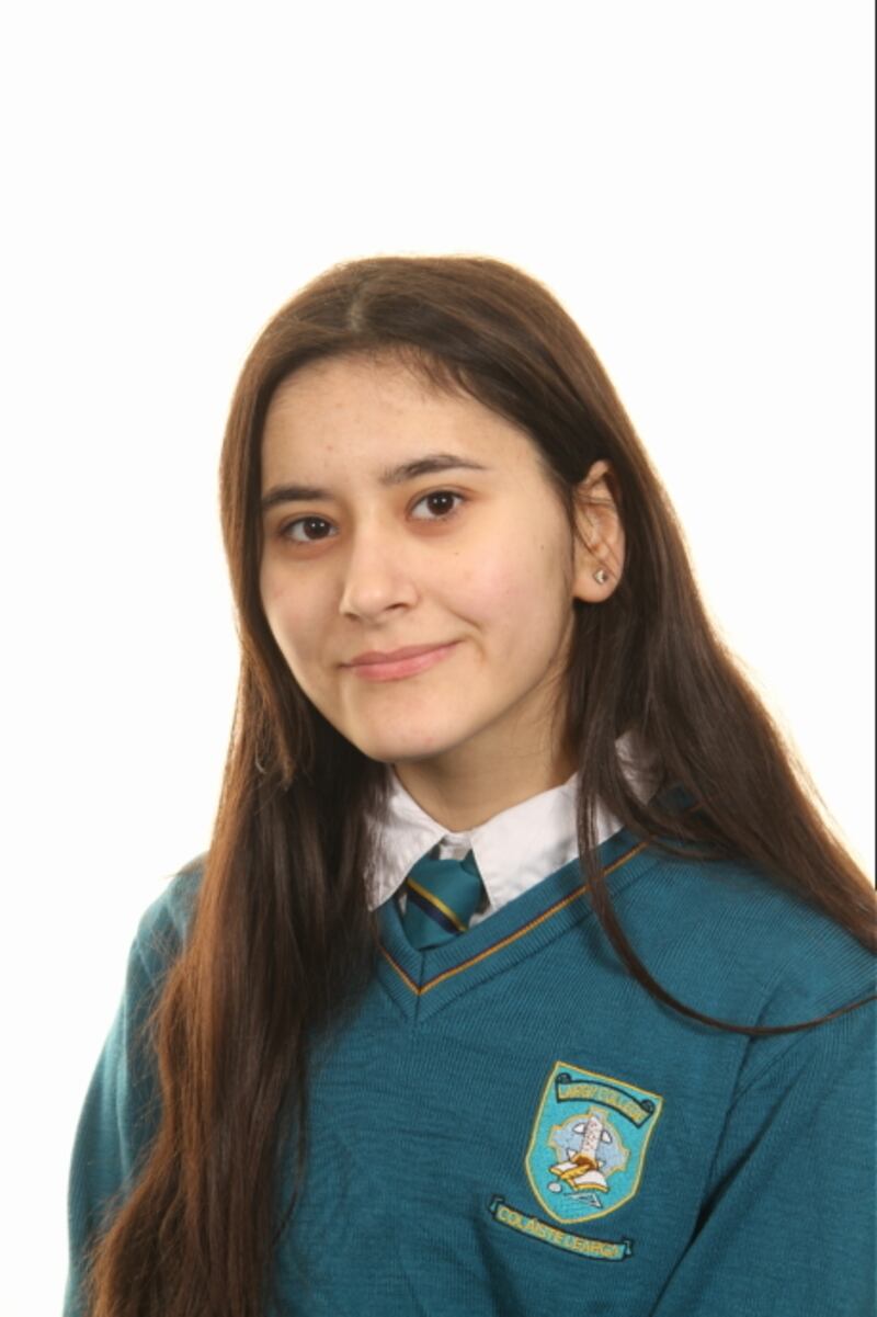 Dlava Mohamed in her school uniform. Photograph: Largy College