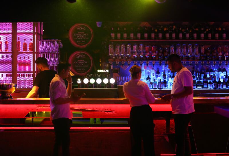 One of the bars in the main Together section. Photograph: Sasko Lazarov/Photocall Ireland