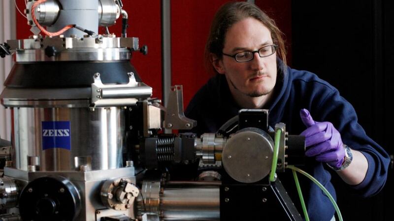 Jonathan Coleman, a professor of chemical physics at TCD, has led research into wearable sensors using graphene and rubber bands