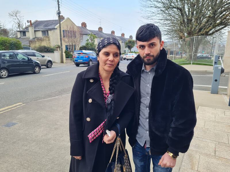 Alejandro Mizsan's mother Otilia and brother Raul.