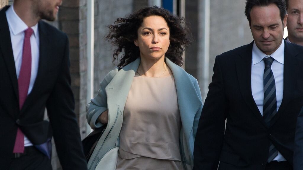 Former Chelsea first-team doctor Eva Carneiro and her husband polar explorer Jason De Carteret arrive at Croydon Employment Tribunal. Photo: Getty Images