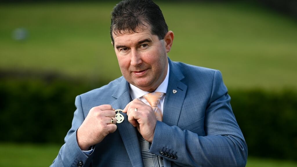 Mícheál Naughton has formally assumed the role of LGFA president. Photo: Sportsfile