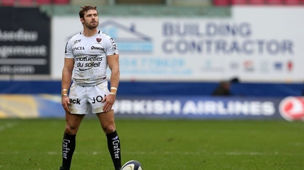 Wales have given Leigh Halfpenny until the end of the month to decide whether to stay at Toulon or return to Cardiff Blues on a dual contract. Photograph: Afp/Geoff Caddick