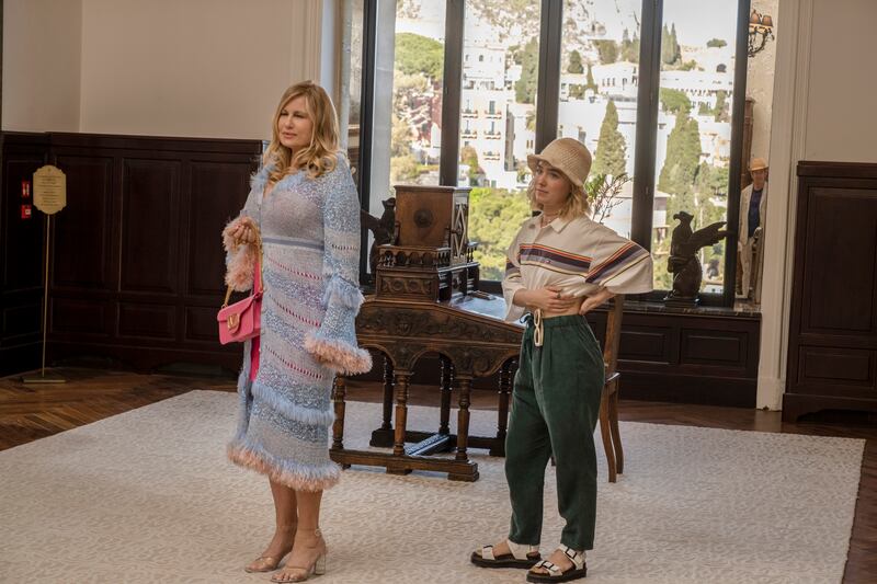 Jennifer Coolidge and Haley Lu Richardson in The White Lotus. Photograph: Fabio Lovino/HBO