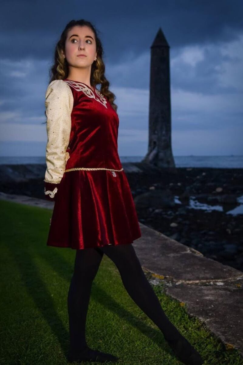 Rhaine White, whose dancing teacher, Lisa Dempsey, attended the Andrews School. Photograph:  Argyll Images