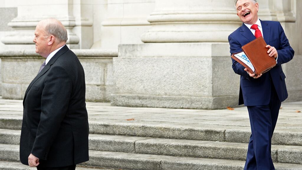 Minister for Finance Michael Noonan said the extent of the risk cited by the commission in respect of Ireland’s expenditure benchmark was “not significant” but accepted it underscored the requirement for tight spending control. Photograph: Eric Luke/The Irish Times