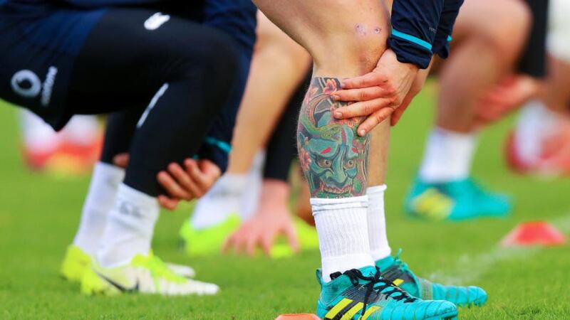 Andrew Porter: “it’s physical art. I suppose memory and respect.” Photograph:Tommy Dickson/Inpho