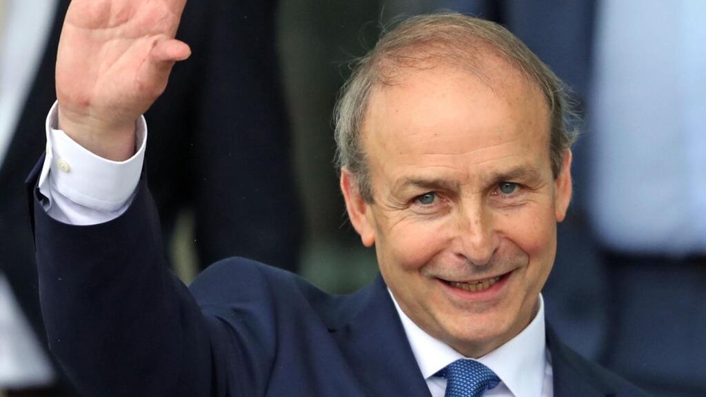 Big job: Taoiseach Micheál Martin. Photograph: Niall Carson/PA Wire