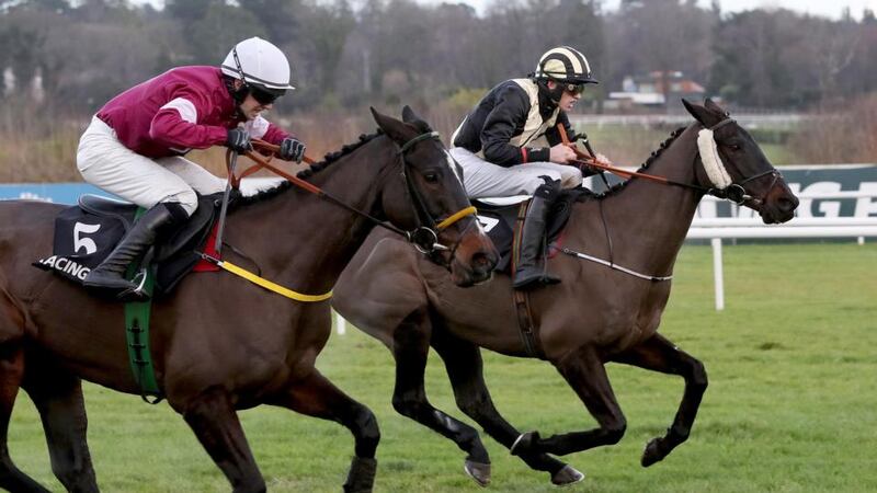 Tisamystery: the Henry de Bromhead-trained horse gave Harry Boland a second win on his second bet. Photograph: Tommy Dickson/Inpho
