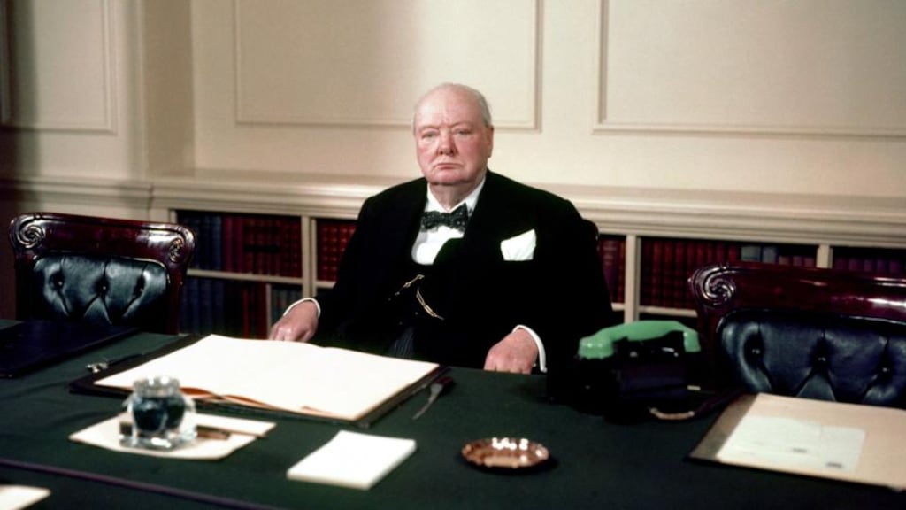 Winston Churchill contemplated acting against Ireland to remove the German legation from Dublin and asked for advice on how it could be done. Photograph: PA Wire