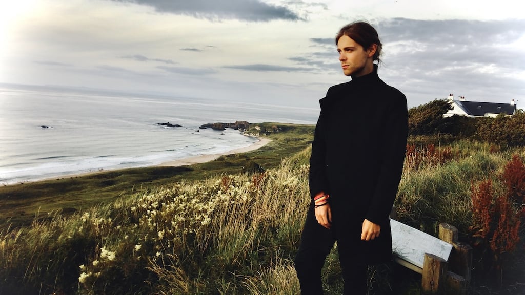 Anton Thompson McCormick above the beach at Ballycastle. As a teenager he had heard Iris Robinson, then the chair of Stormont’s health committee, on BBC Radio Ulster, declaring that her Christian beliefs told her that homosexuality was “an abomination”.
