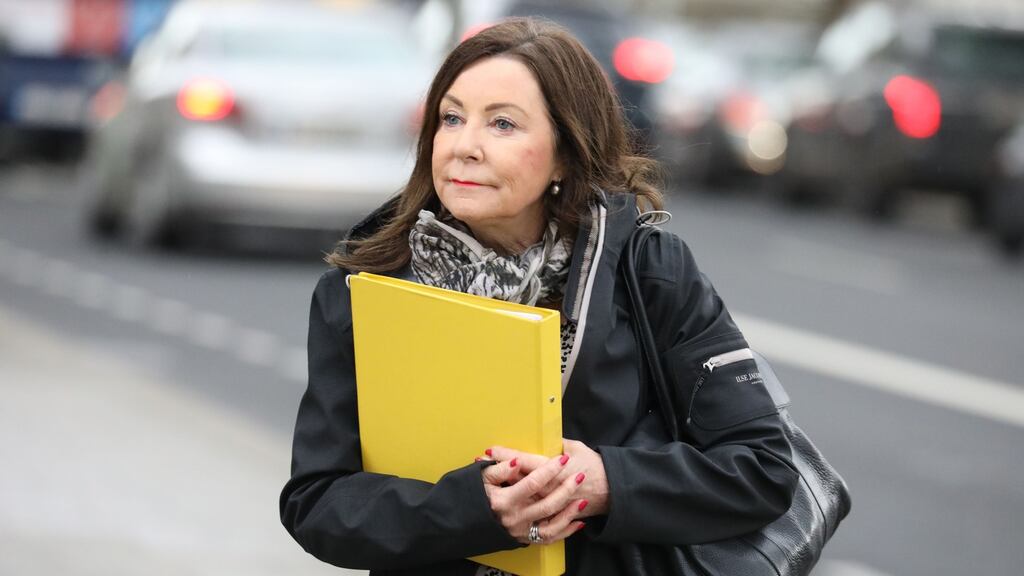 Kate Ryan (61), an airline attendant of Delgany, Co Wicklow sued as a result of a slip on split level decking at the home of Eric Dempsey, a heritage specialist and author of several birdwatching books, and his wife Hazel Johnston. Photograph: Collins Courts