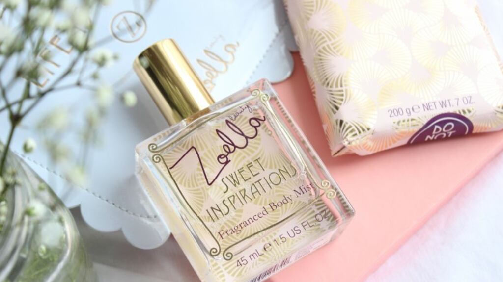 Zoella Sweet Inspirations body mist, €10
