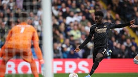 Bukayo Saka keeps Arsenal top of Premier League with win over Leeds