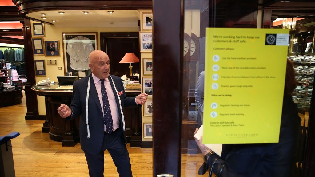 Louis Copeland at his Capel Street store. Photograph: Nick Bradshaw
