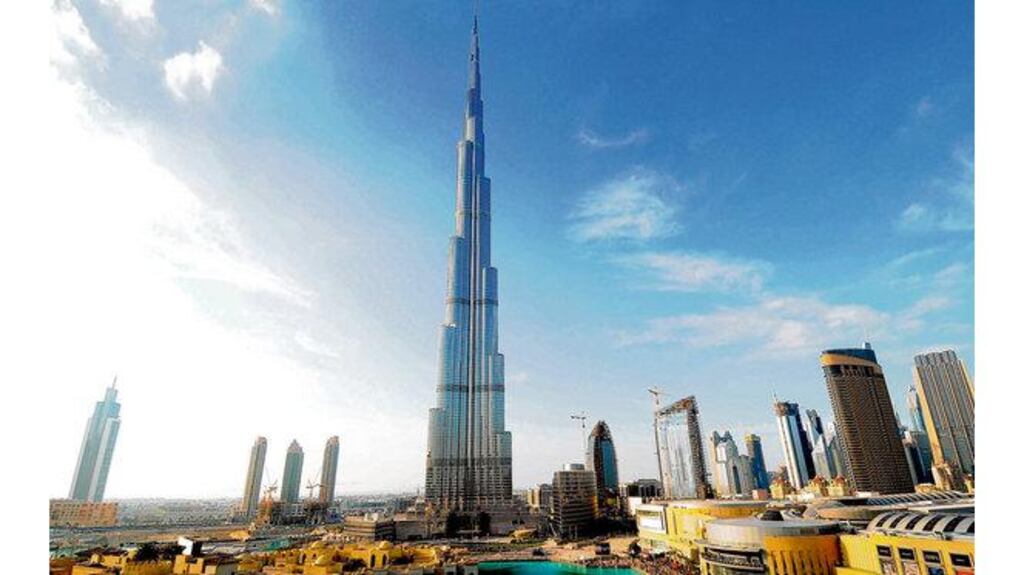 Burj Khalifa in Dubai boosts the credibility of the Skyscraper Index theory on economic doom. Photograph: Charles Crowell/Bloomberg
