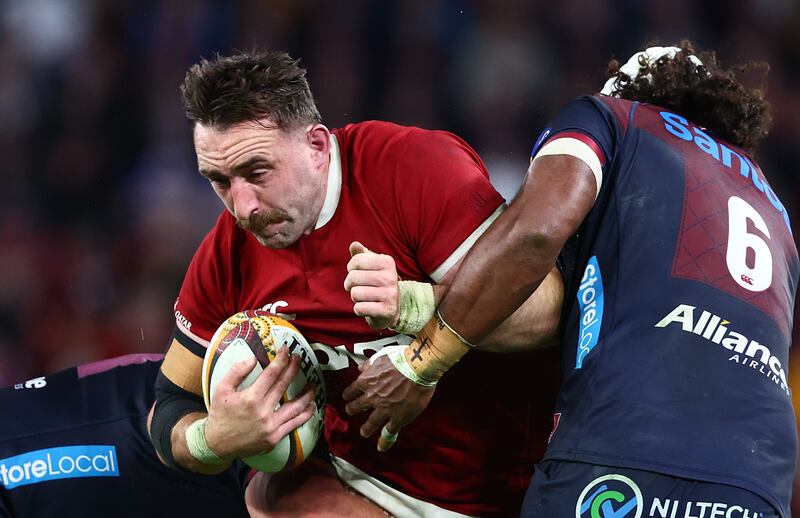 Jack Conan in action for the Lions. Photograph: Jason O'Brien/PA