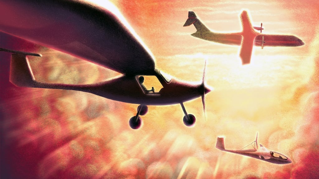 Small, experimental hydrogen-powered planes are paving the way for net-zero carbon aviation by 2050. Illustration: Matt Williams/New York Times
