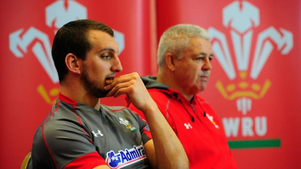 Wales captain Sam Warburton and coach Warren Gatland face the press earlier this week.