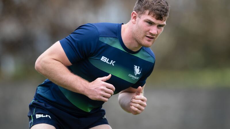 Peter Sullivan starts on the right wing for Connacht in Sunday’s Pro 14 clash with Ulster at the Aviva Stadium. Photograph:  Inpho/Connacht Rugby