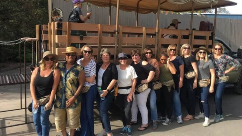 The team from the University of St Augustine for Health Science on a recent surprise outing our boss took us on to the local Safari Park