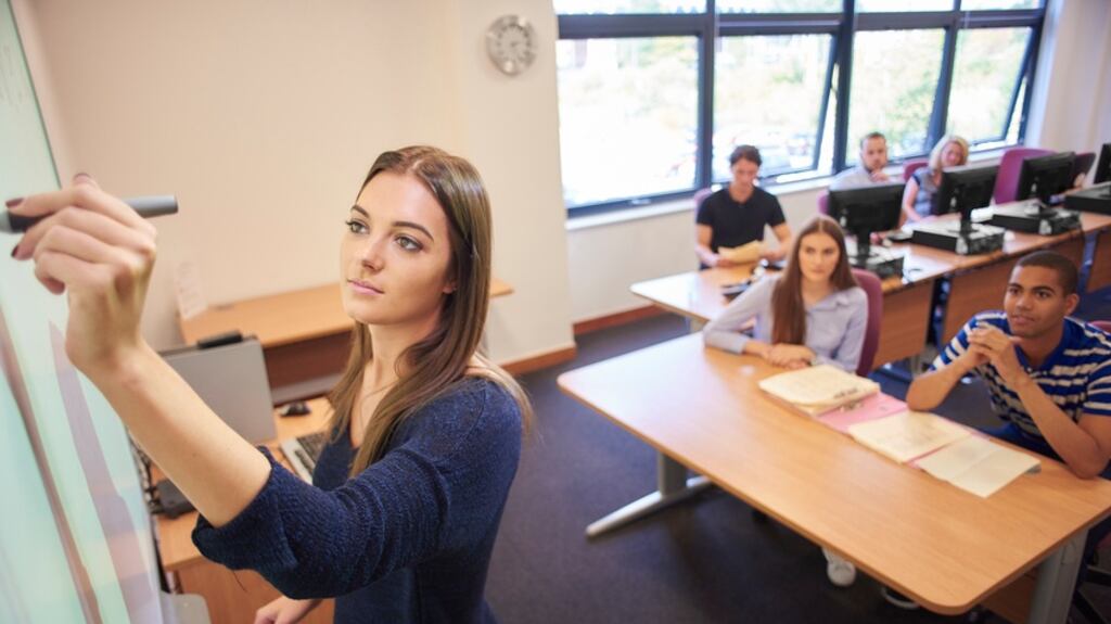 ‘Another cohort of teachers will commence their careers in the coming days, on significantly lower pay than their colleagues.’ the TUI said. Stock photograph: iStock