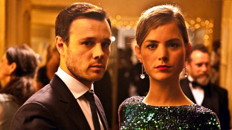 Actor Rupert Evans with Antonia Cambell Hughes Park Films