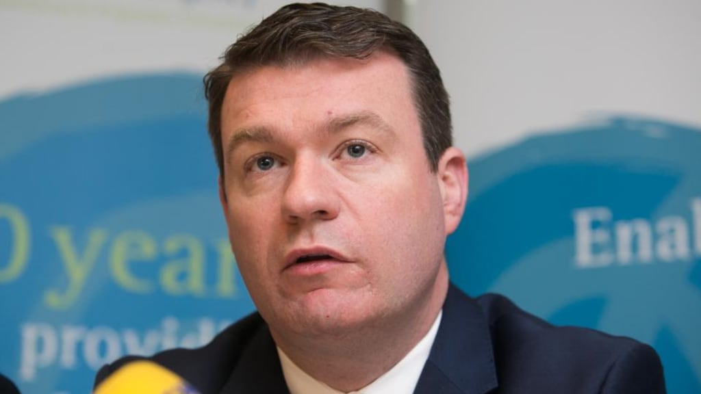 Fianna Fáil’s environment spokesman Barry Cowen has said: “The issue with the policy is that every time Alan Kelly (above) picks up a phone to a journalist his policy on Irish Water changes. It’s become absolutely farcical. Photograph: Gareth Chaney Collins