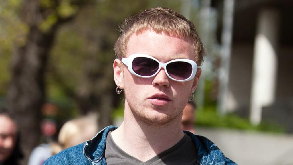 Jordan Buckley at Dublin District Court today. Photograph:  Collins.