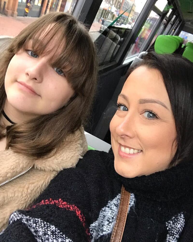 Amy McCollam and her daughter, Keira